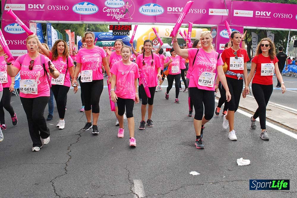 Carrera de la Mujer Sevilla meta 13 (arco derecho) desde 1h 30 hasta 1h 38