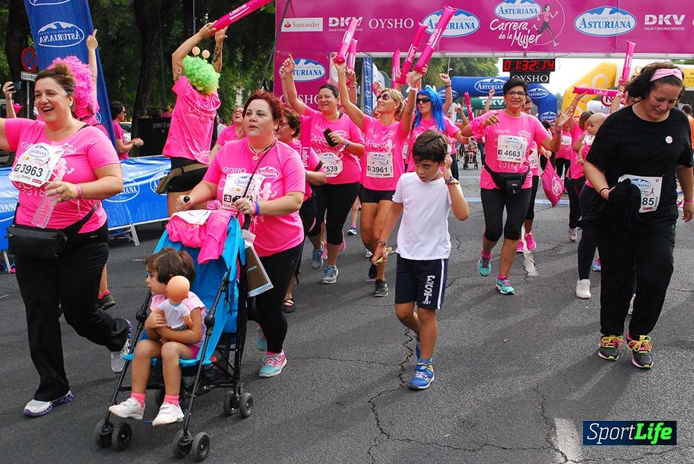 Carrera de la Mujer Sevilla meta 13 (arco derecho) desde 1h 30 hasta 1h 38