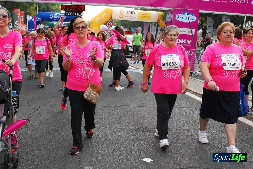 Carrera de la Mujer Sevilla meta 13 (arco derecho) desde 1h 30 hasta 1h 38