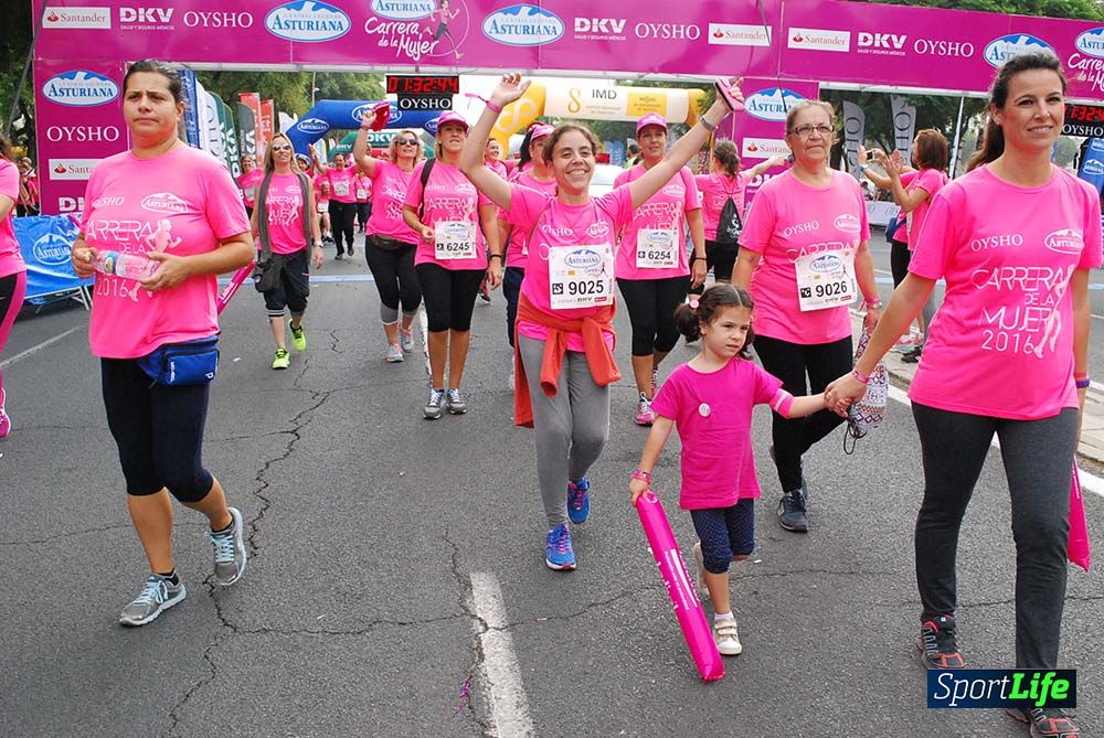 Carrera de la Mujer Sevilla meta 13 (arco derecho) desde 1h 30 hasta 1h 38