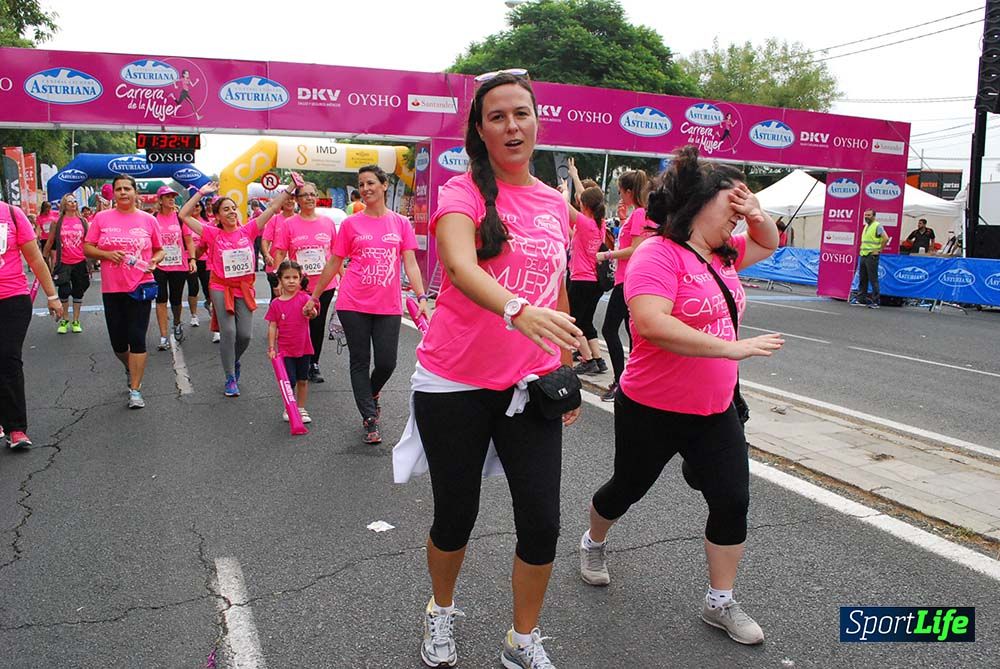 Carrera de la Mujer Sevilla meta 13 (arco derecho) desde 1h 30 hasta 1h 38