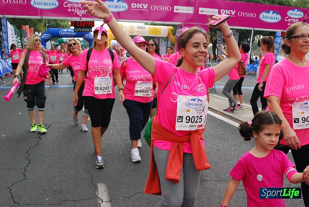 Carrera de la Mujer Sevilla meta 13 (arco derecho) desde 1h 30 hasta 1h 38