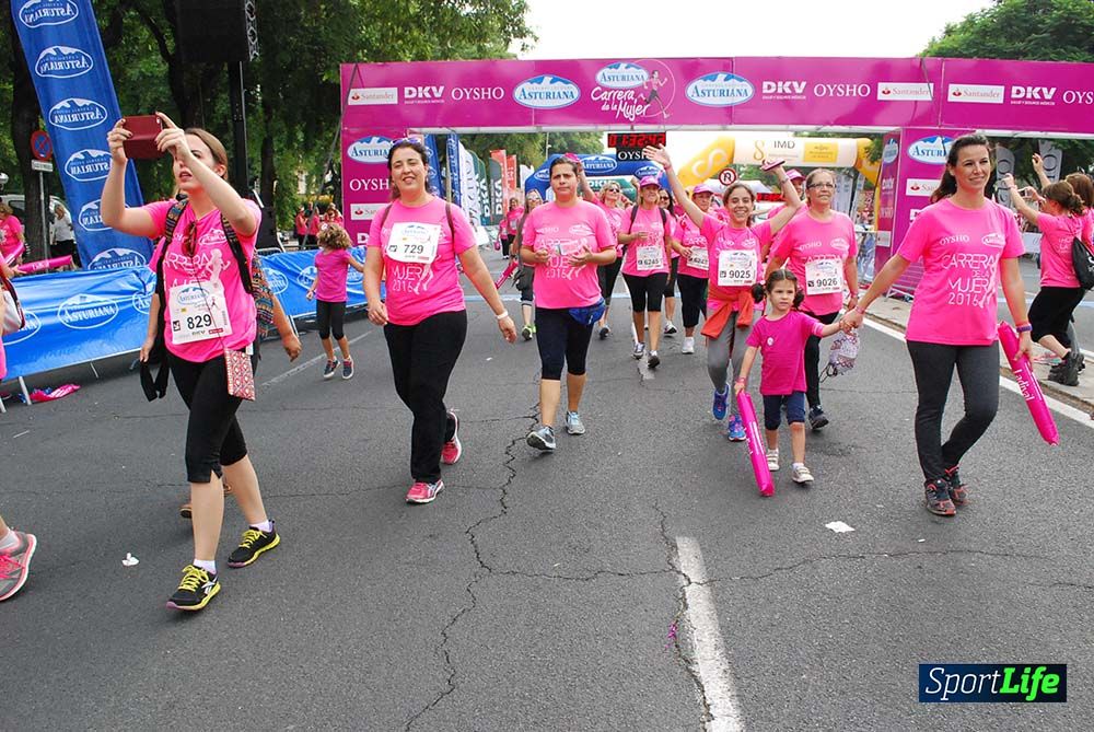 Carrera de la Mujer Sevilla meta 13 (arco derecho) desde 1h 30 hasta 1h 38