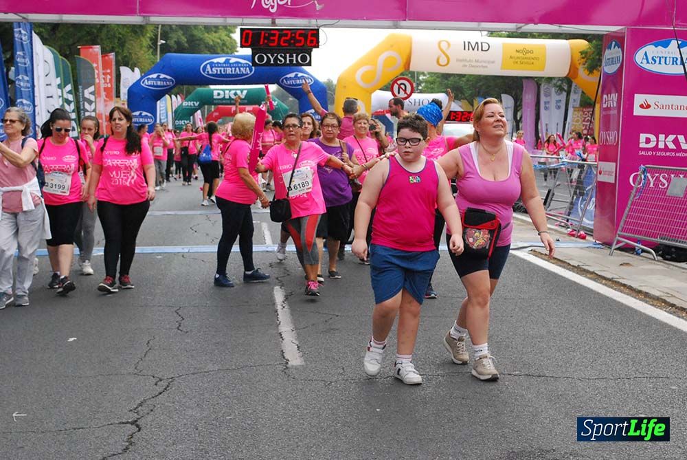 Carrera de la Mujer Sevilla meta 13 (arco derecho) desde 1h 30 hasta 1h 38