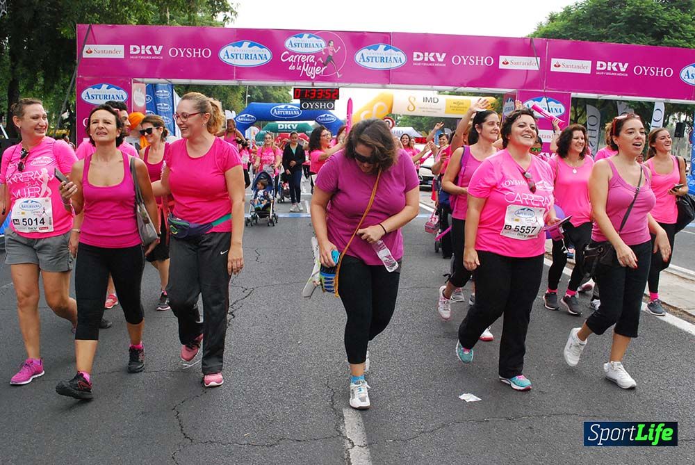 Carrera de la Mujer Sevilla meta 13 (arco derecho) desde 1h 30 hasta 1h 38