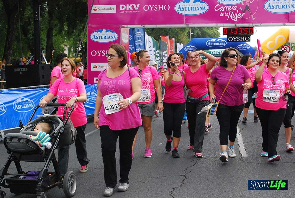 Carrera de la Mujer Sevilla meta 13 (arco derecho) desde 1h 30 hasta 1h 38