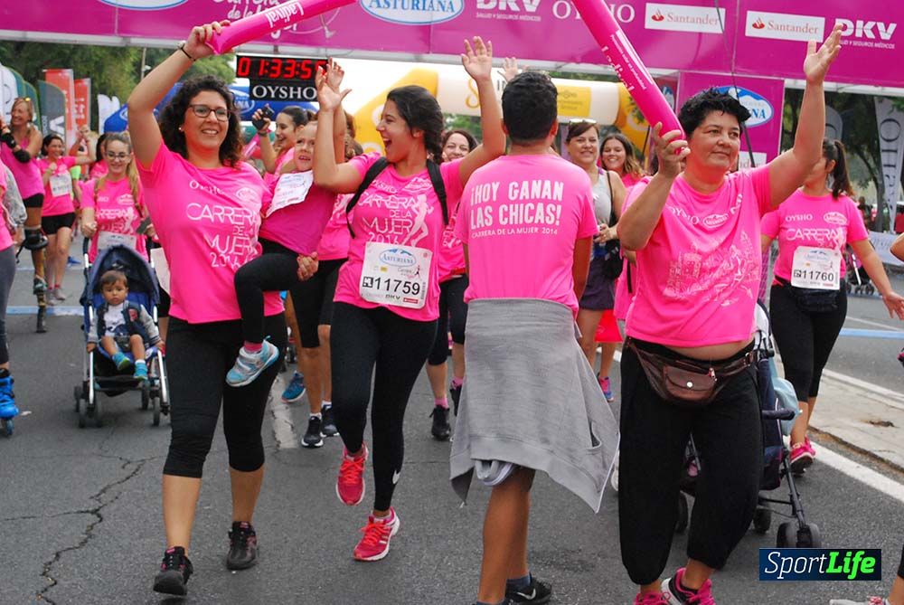 Carrera de la Mujer Sevilla meta 13 (arco derecho) desde 1h 30 hasta 1h 38