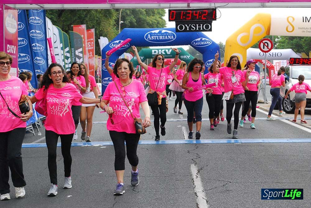 Carrera de la Mujer Sevilla meta 13 (arco derecho) desde 1h 30 hasta 1h 38