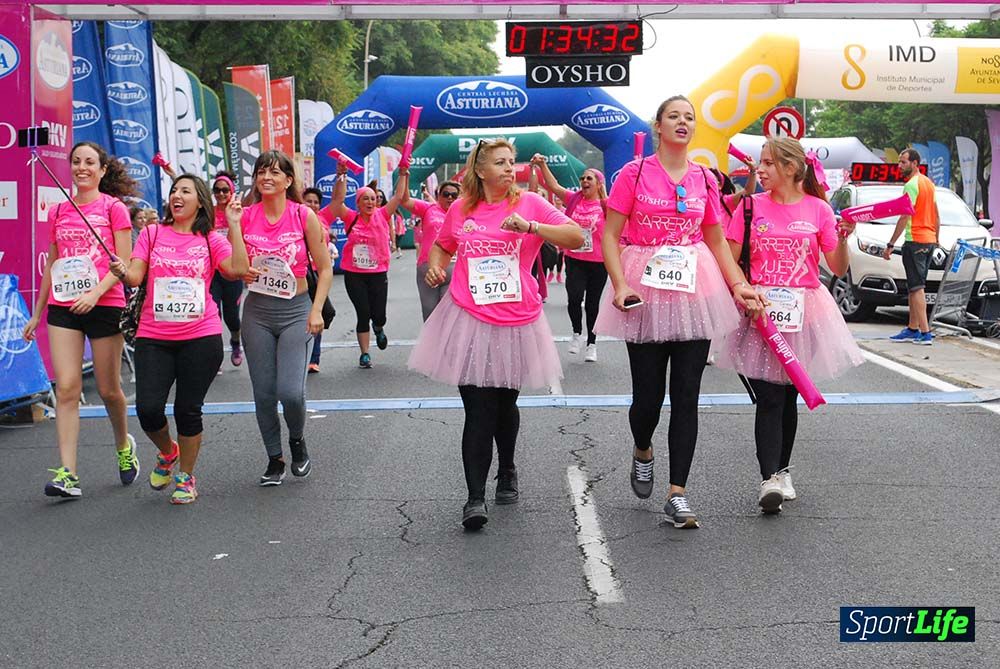 Carrera de la Mujer Sevilla meta 13 (arco derecho) desde 1h 30 hasta 1h 38