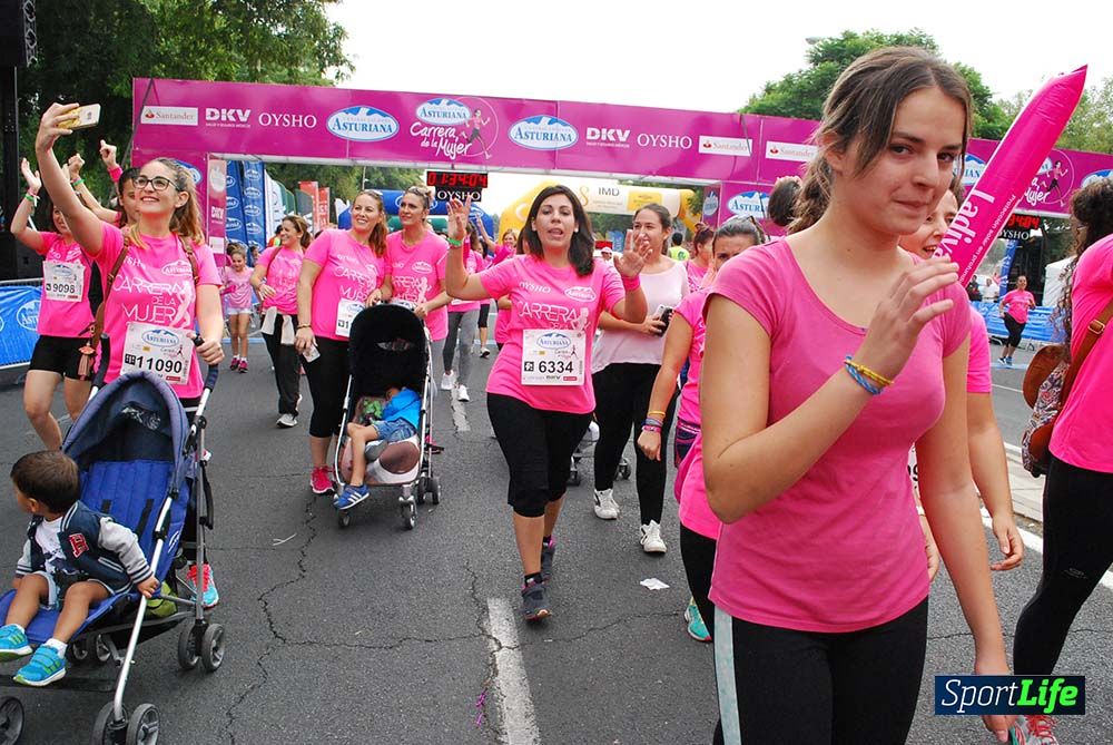 Carrera de la Mujer Sevilla meta 13 (arco derecho) desde 1h 30 hasta 1h 38