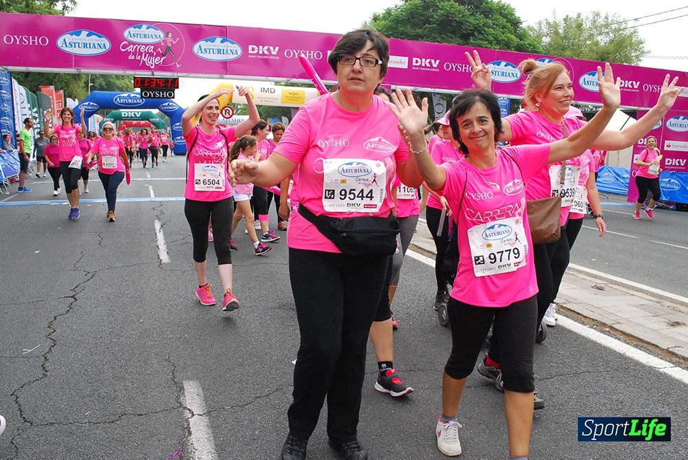 Carrera de la Mujer Sevilla meta 13 (arco derecho) desde 1h 30 hasta 1h 38
