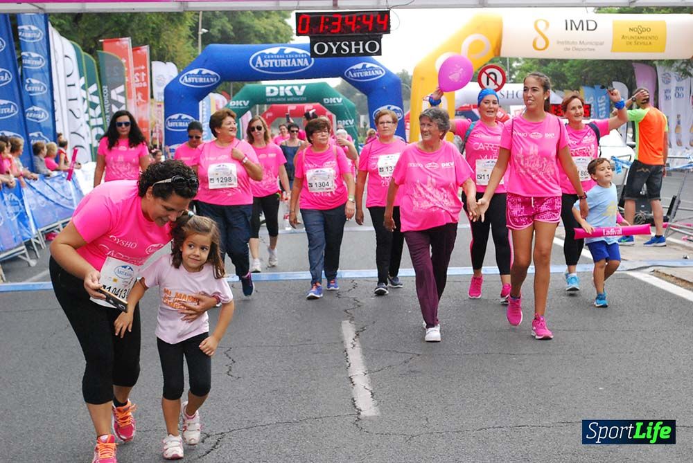 Carrera de la Mujer Sevilla meta 13 (arco derecho) desde 1h 30 hasta 1h 38