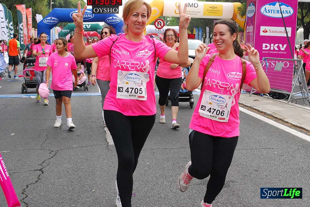 Carrera de la Mujer Sevilla meta 13 (arco derecho) desde 1h 30 hasta 1h 38