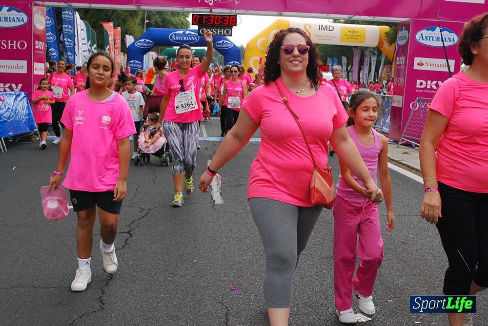 Carrera de la Mujer Sevilla meta 13 (arco derecho) desde 1h 30 hasta 1h 38