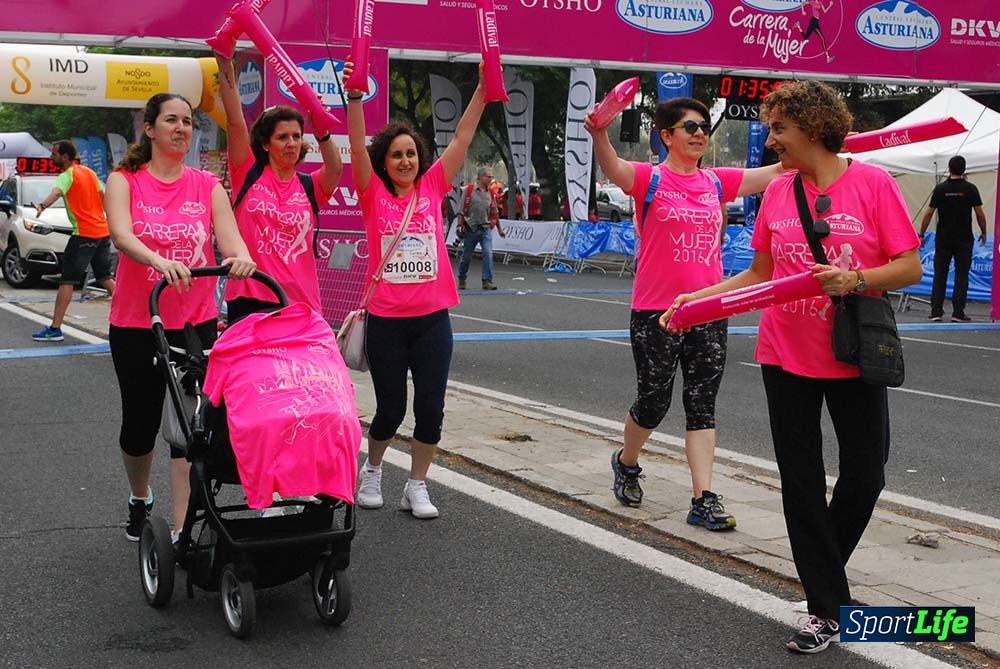 Carrera de la Mujer Sevilla meta 13 (arco derecho) desde 1h 30 hasta 1h 38