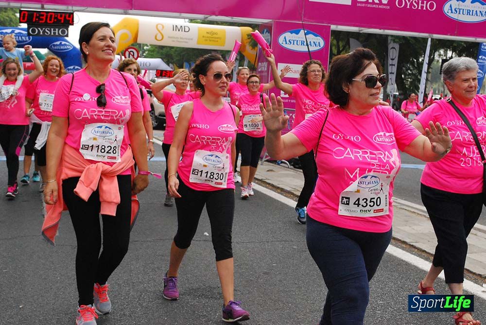 Carrera de la Mujer Sevilla meta 13 (arco derecho) desde 1h 30 hasta 1h 38