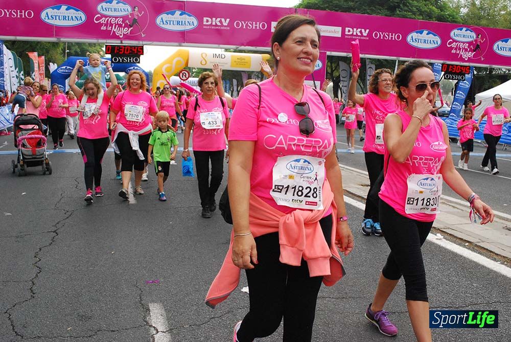 Carrera de la Mujer Sevilla meta 13 (arco derecho) desde 1h 30 hasta 1h 38