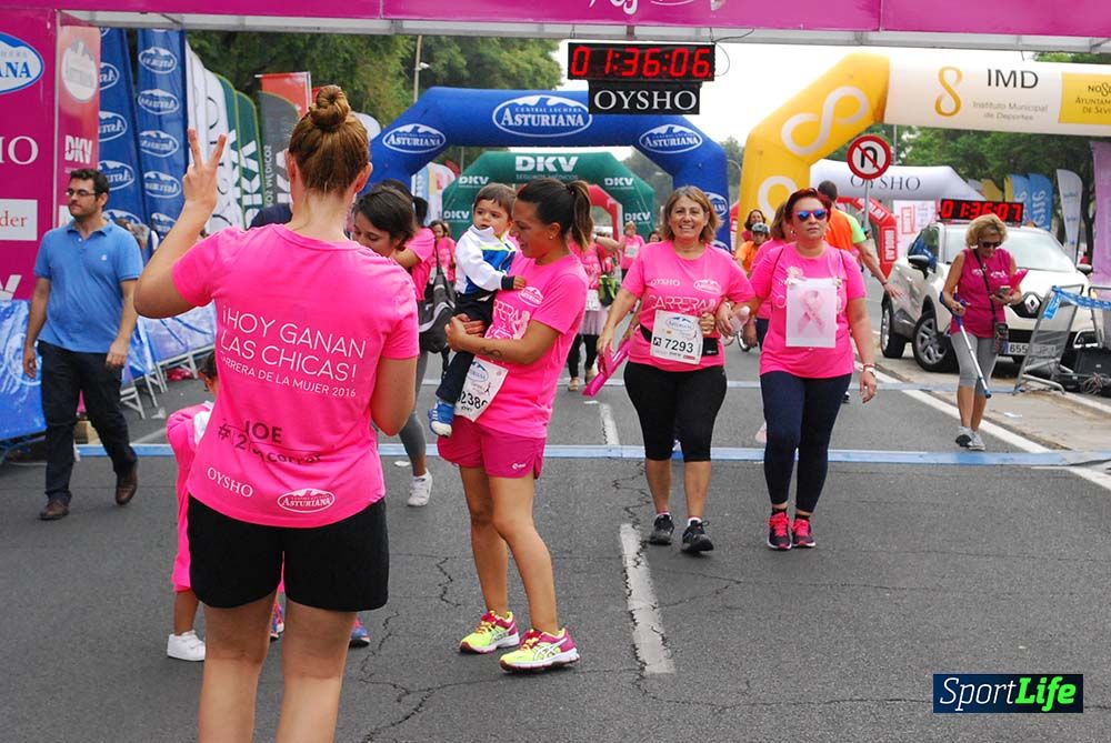 Carrera de la Mujer Sevilla meta 13 (arco derecho) desde 1h 30 hasta 1h 38