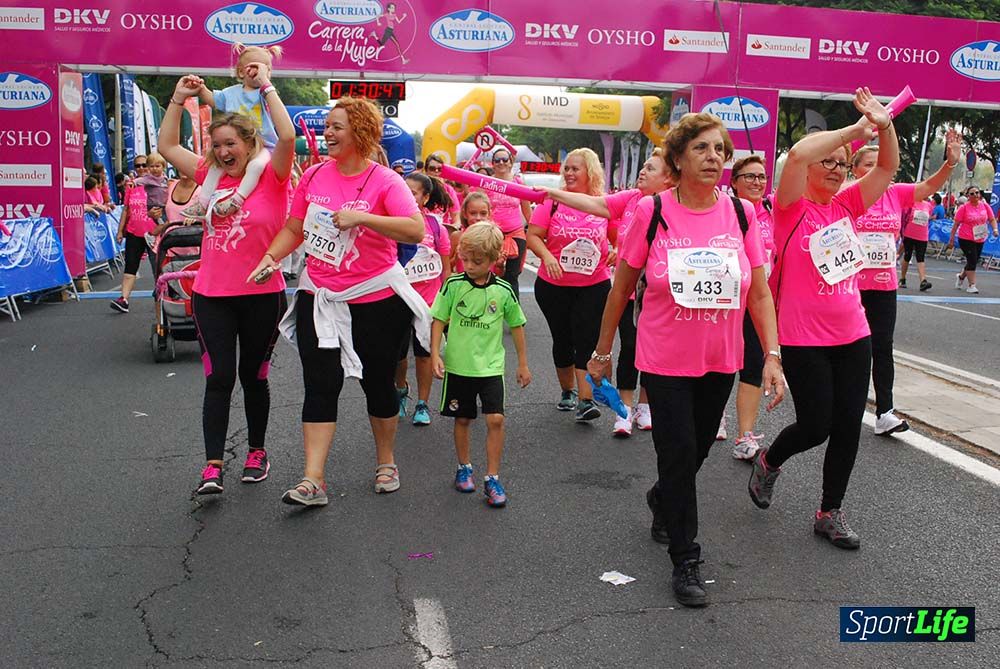 Carrera de la Mujer Sevilla meta 13 (arco derecho) desde 1h 30 hasta 1h 38