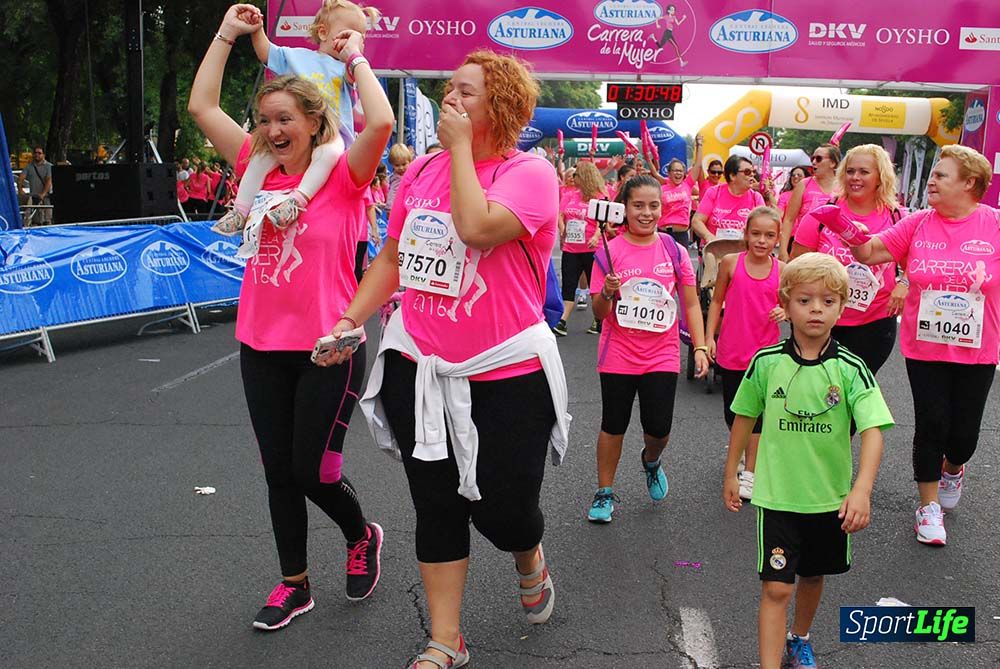 Carrera de la Mujer Sevilla meta 13 (arco derecho) desde 1h 30 hasta 1h 38
