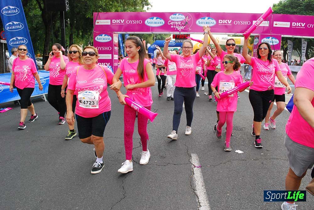 Carrera de la Mujer Sevilla meta 13 (arco derecho) desde 1h 30 hasta 1h 38