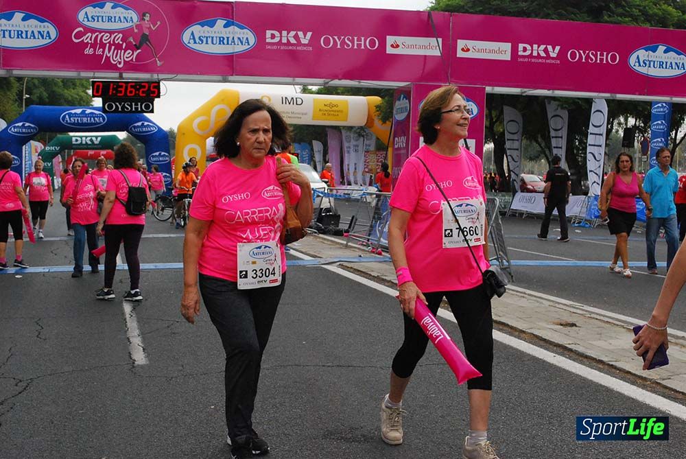 Carrera de la Mujer Sevilla meta 13 (arco derecho) desde 1h 30 hasta 1h 38