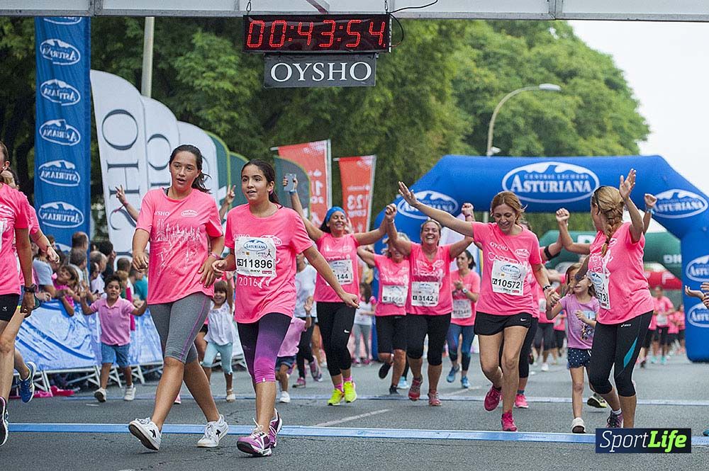Carrera de la Mujer Sevilla meta (arco izquierdo) desde el minuto 37 al 43