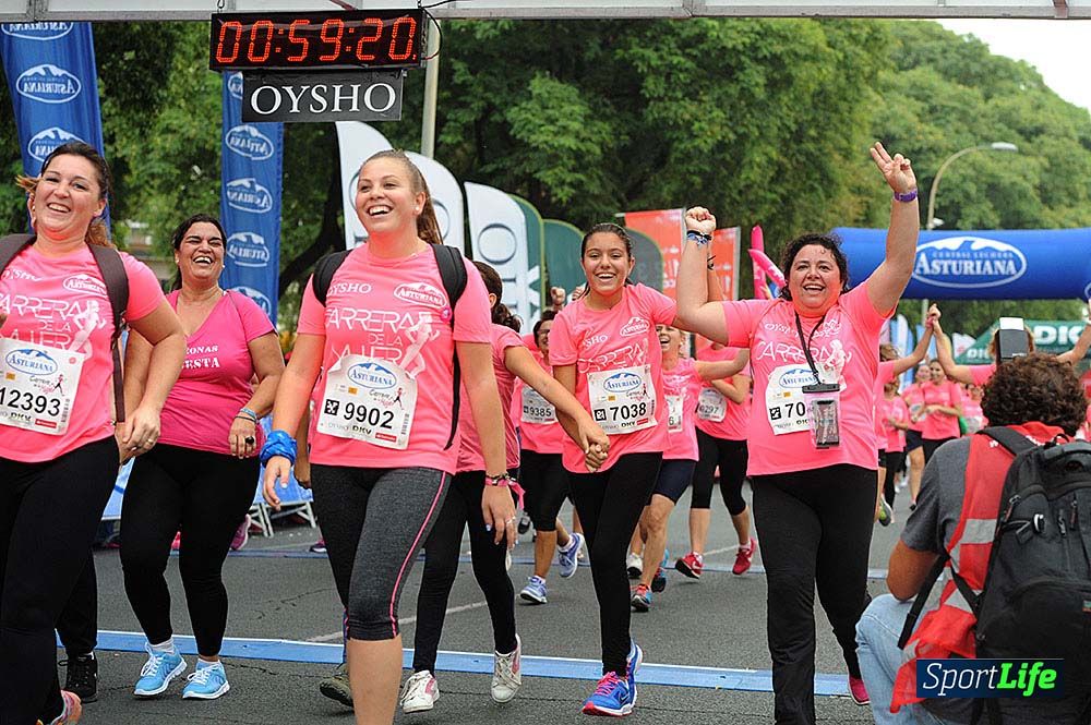 Carrera de la Mujer Sevilla (arco izquierdo) desde el minuto 51 hasta 1h 01