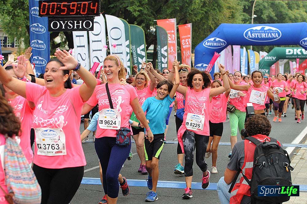Carrera de la Mujer Sevilla (arco izquierdo) desde el minuto 51 hasta 1h 01