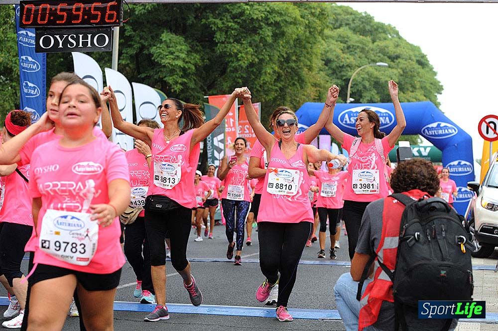 Carrera de la Mujer Sevilla (arco izquierdo) desde el minuto 51 hasta 1h 01