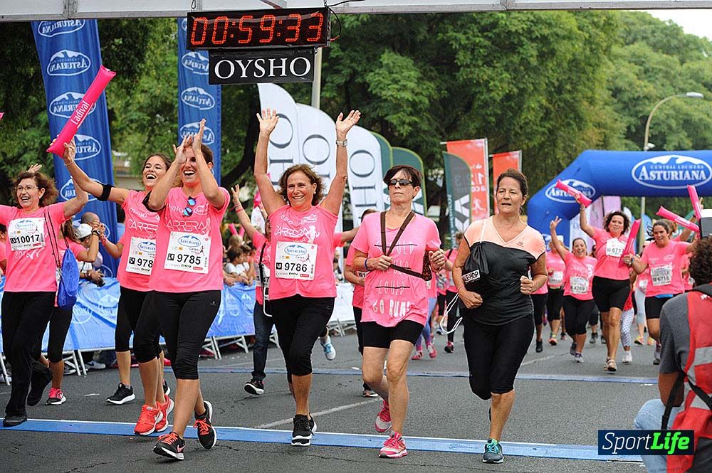 Carrera de la Mujer Sevilla (arco izquierdo) desde el minuto 51 hasta 1h 01