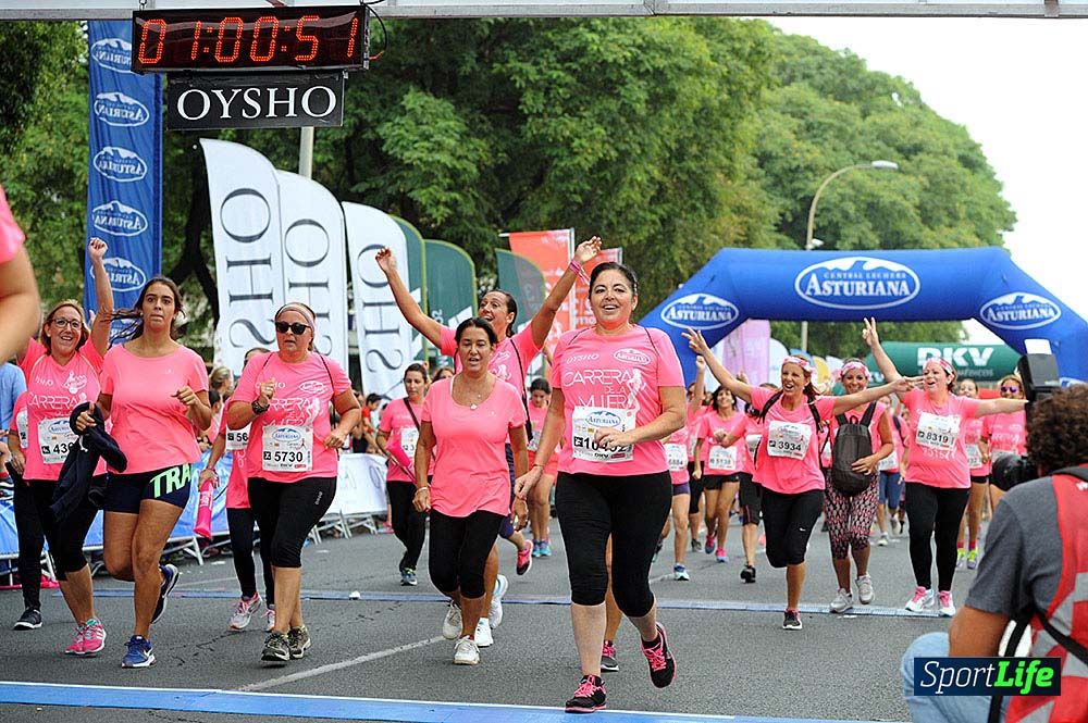 Carrera de la Mujer Sevilla (arco izquierdo) desde el minuto 51 hasta 1h 01