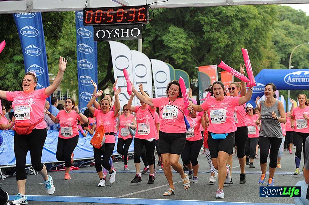 Carrera de la Mujer Sevilla (arco izquierdo) desde el minuto 51 hasta 1h 01