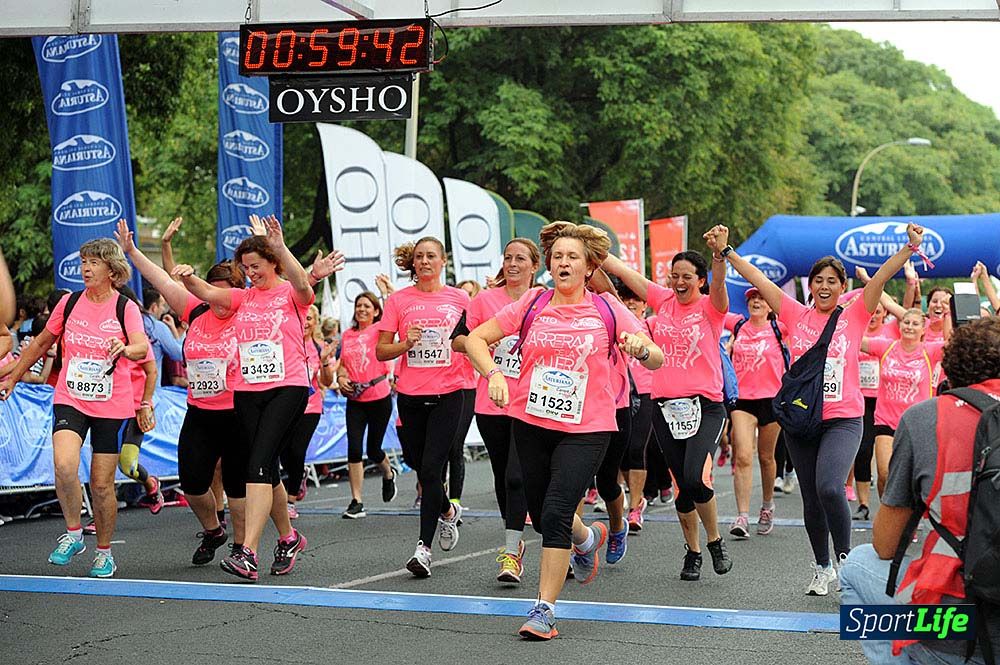 Carrera de la Mujer Sevilla (arco izquierdo) desde el minuto 51 hasta 1h 01
