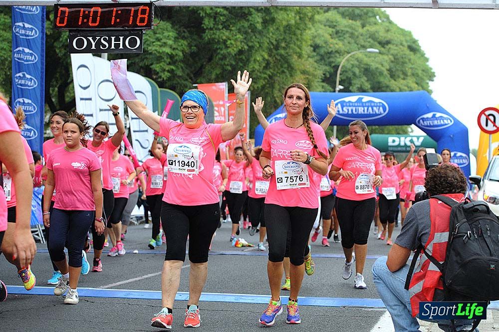 Carrera de la Mujer Sevilla (arco izquierdo) desde el minuto 51 hasta 1h 01