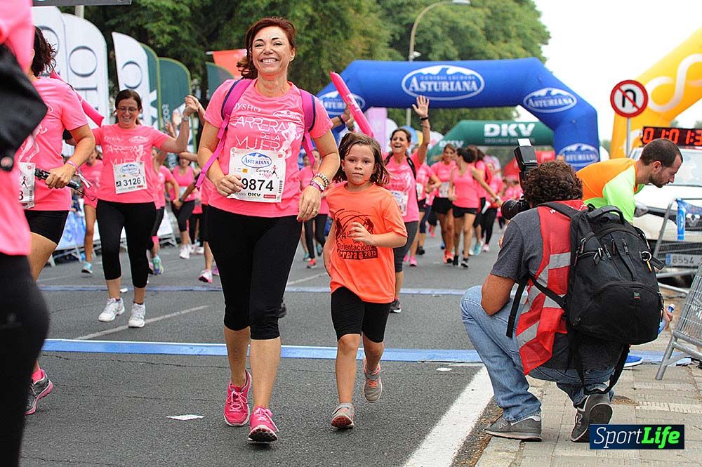 Carrera de la Mujer Sevilla (arco izquierdo) desde el minuto 51 hasta 1h 01