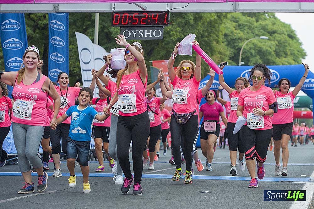 Carrera de la Mujer Sevilla (arco izquierdo) desde el minuto 51 hasta 1h 01