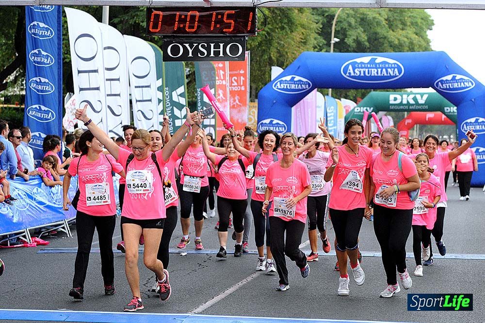 Carrera de la Mujer Sevilla (arco izquierdo) desde el minuto 51 hasta 1h 01