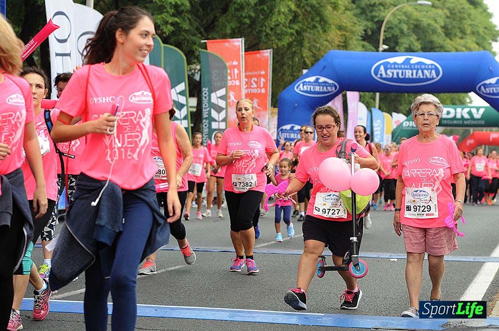 Carrera de la Mujer de Sevilla meta (arco izquierdo) desde 1h 01 hasta 1h 16