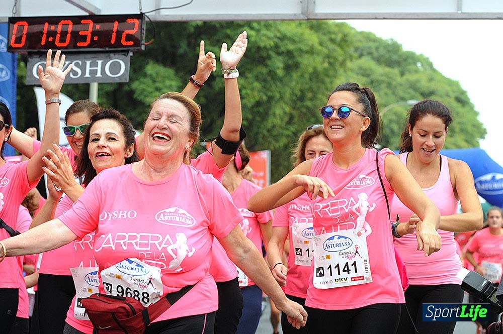 Carrera de la Mujer de Sevilla meta (arco izquierdo) desde 1h 01 hasta 1h 16