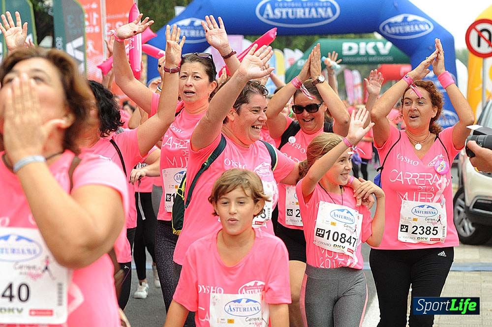 Carrera de la Mujer de Sevilla meta (arco izquierdo) desde 1h 01 hasta 1h 16