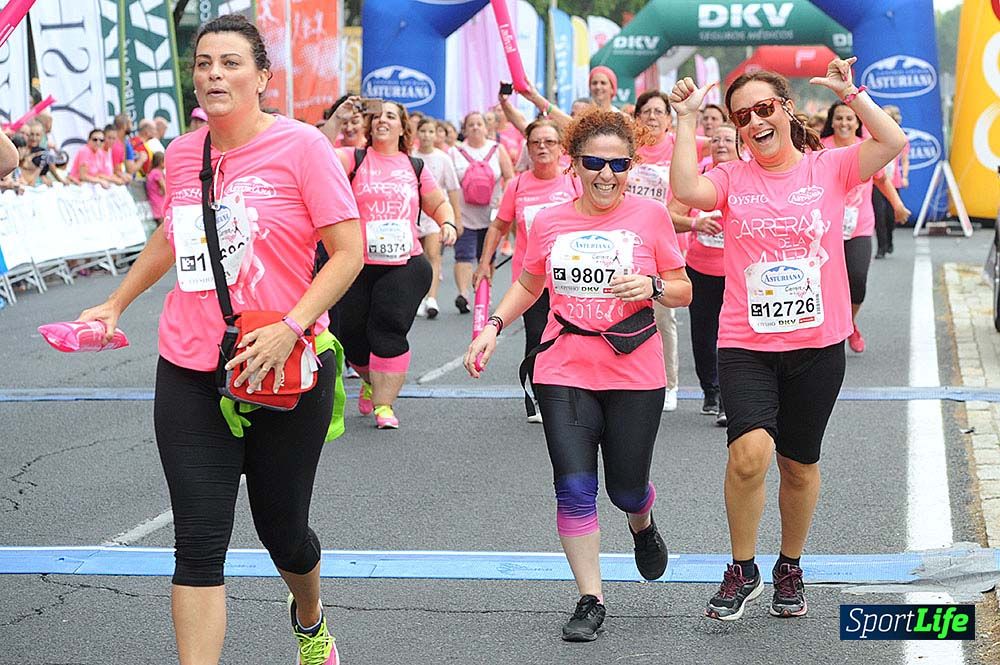 Carrera de la Mujer de Sevilla meta (arco izquierdo) desde 1h 01 hasta 1h 16