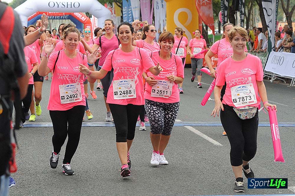 Carrera de la Mujer de Sevilla meta (arco izquierdo) desde 1h 01 hasta 1h 16