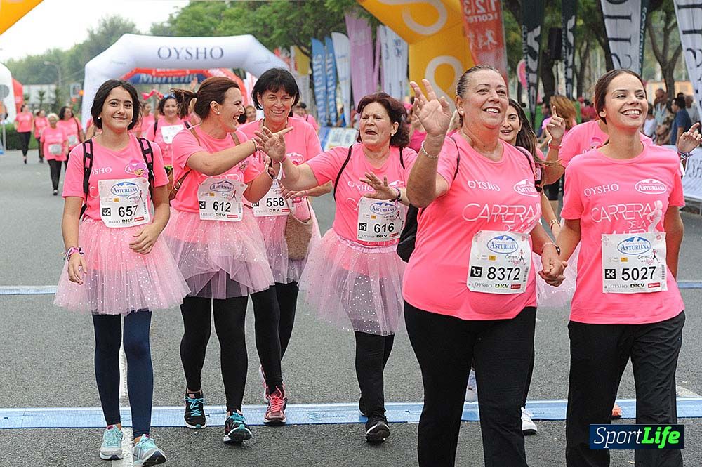 Carrera de la Mujer de Sevilla meta (arco izquierdo) desde 1h 01 hasta 1h 16