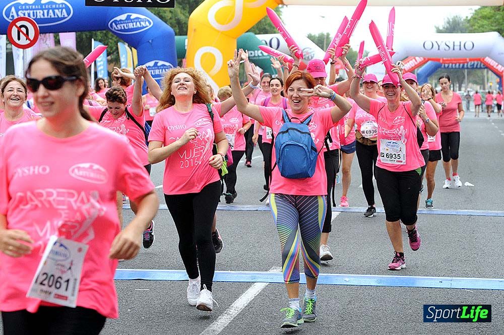 Carrera de la Mujer de Sevilla meta (arco izquierdo) desde 1h 01 hasta 1h 16