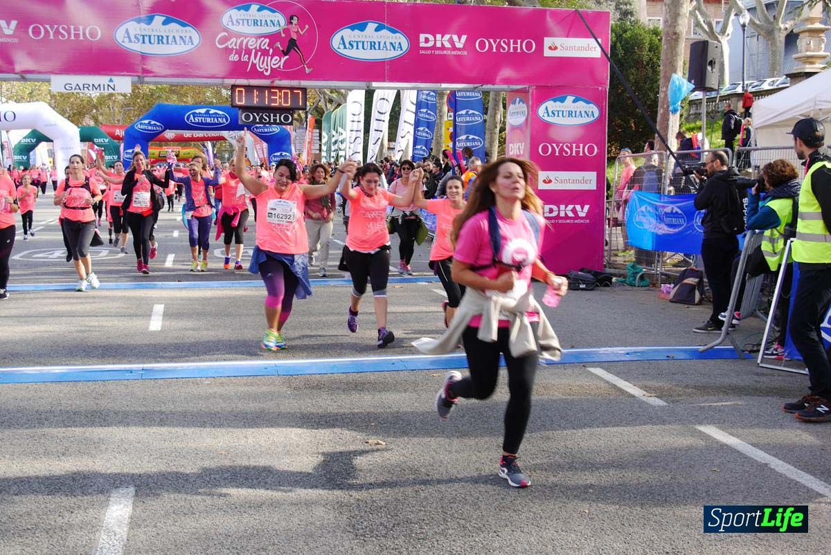 Carrera de la Mujer Barcelona desde 1h 9 min hasta 1h 13 seg