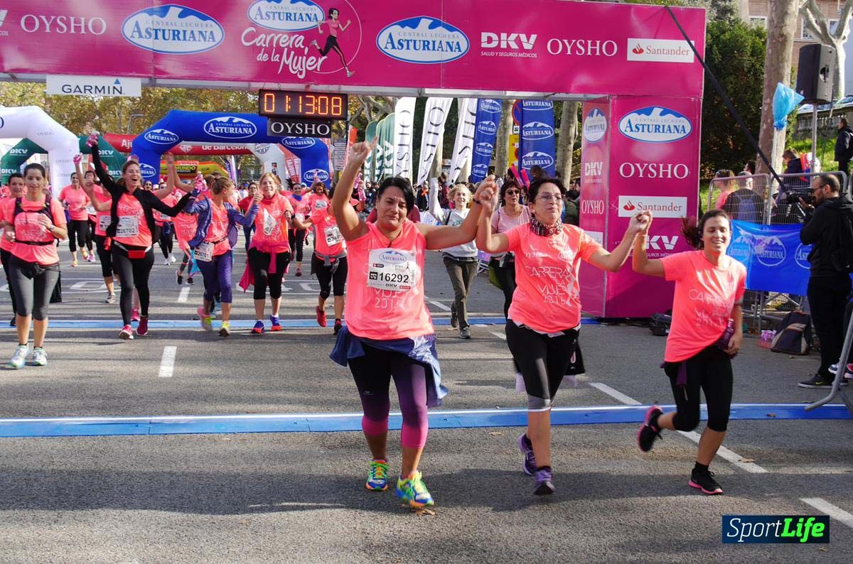 Carrera de la Mujer Barcelona desde 1h 9 min hasta 1h 13 seg