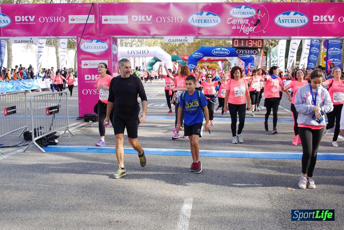 Carrera de la Mujer Barcelona desde 1h 9 min hasta 1h 13 seg