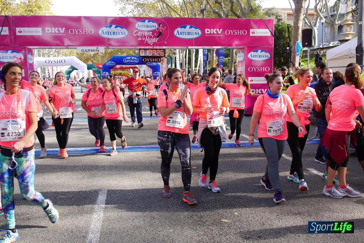 Carrera de la Mujer Barcelona desde 1h 9 min hasta 1h 13 seg