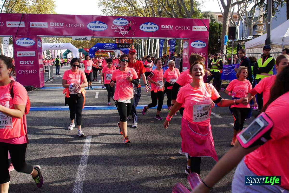 Carrera de la Mujer Barcelona desde 1h 9 min hasta 1h 13 seg